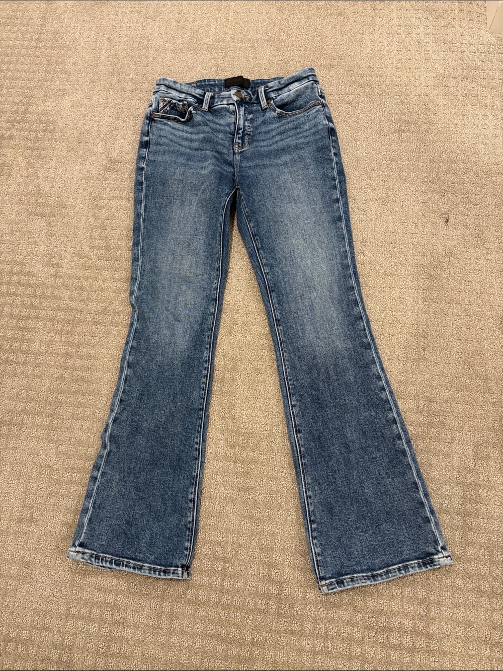 Buckle Black Bootcut Jeans